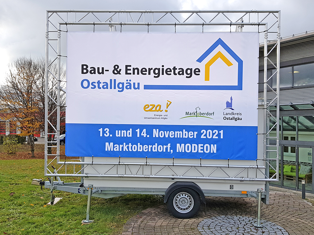 eza - Bau- & Energietage Ostallgäu (PVC-Banner)